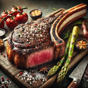 Tomahawk Steak : 1 pc Ideal weight 1.5 Kg (53 oz)